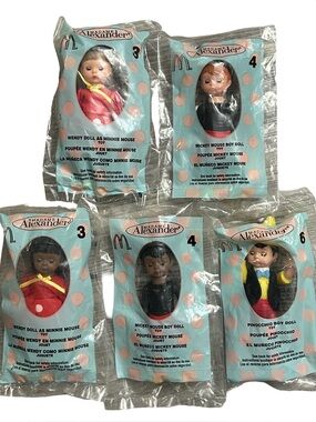 McDonald’s 2004 Factory Sealed Madame Alexander Happy Meal Collectible Dolls